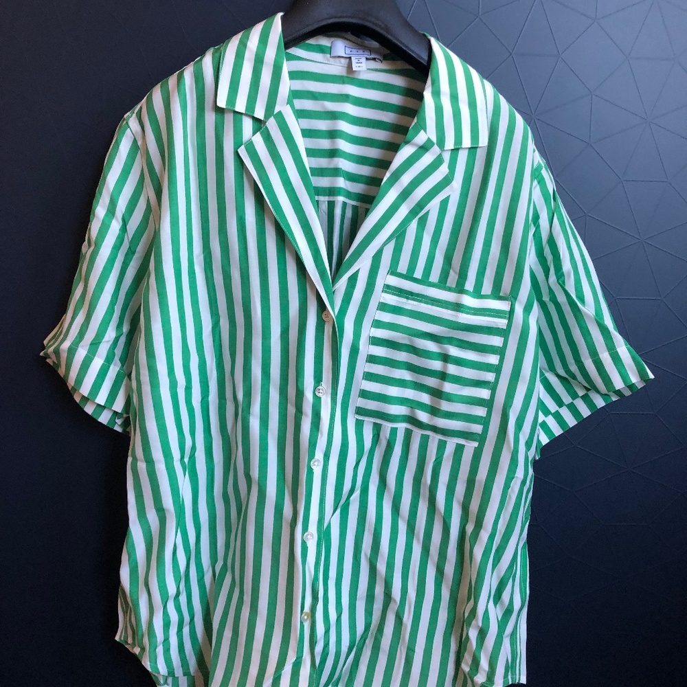 AYR Pool Boy shirt in Romaine